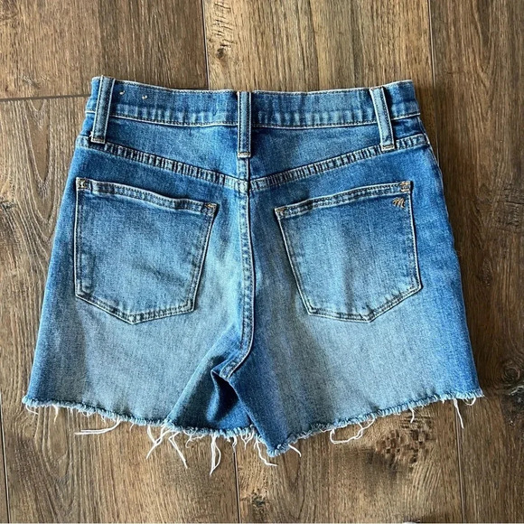 Madewell High Rise Denim Shorts Size 24 - Picture 2 of 13